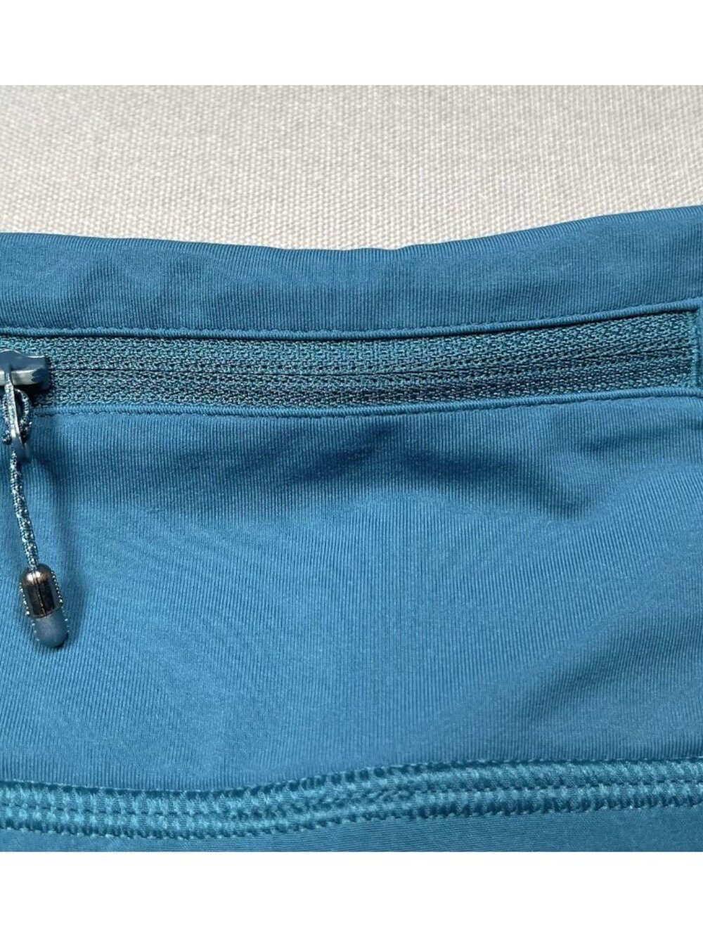 Lululemon Run Times Athletic Lined Teal Blue Shorts Inseam 4" - Women Size 4 - Picture 4 of 16